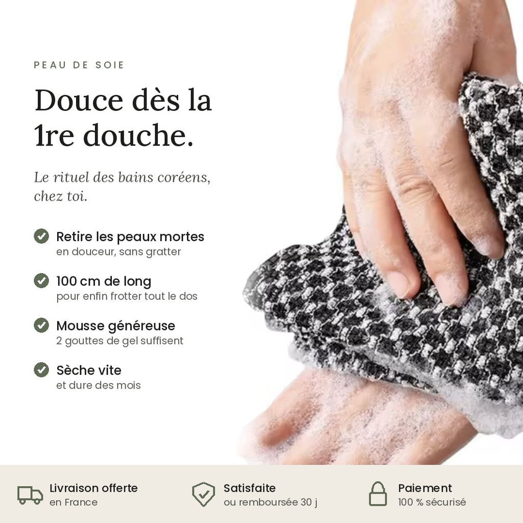 La serviette exfoliante MOKYO