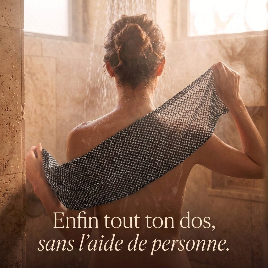 Enfin tout ton dos, sans l'aide de personne